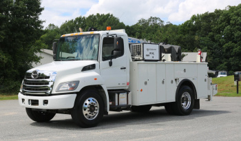 2017 Hino 338, 14′ Adkins Service Body, HC10 Autocrane, RC40 Compressor, Drawers, 214k Miles, Air Ride Rear, Allison Auto full