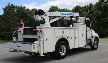 2017 Hino 338, 14′ Adkins Service Body, HC10 Autocrane, RC40 Compressor, Drawers, 214k Miles, Air Ride Rear, Allison Auto full