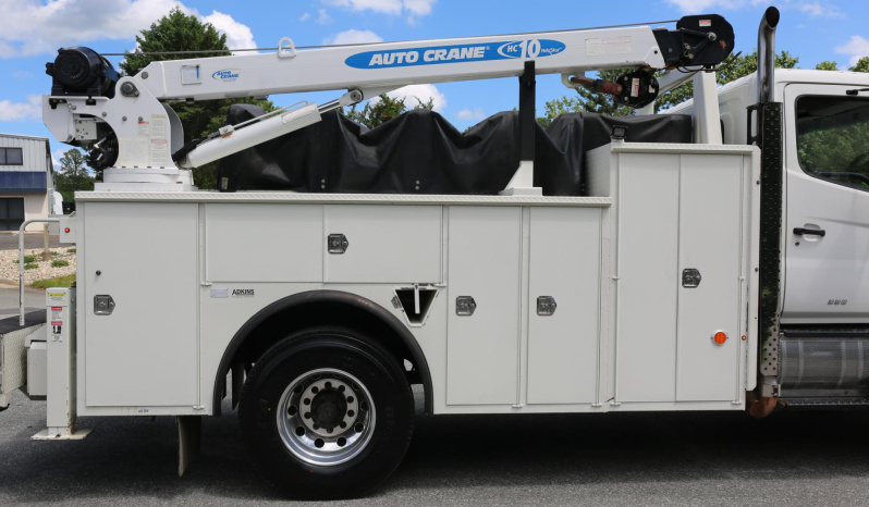 2017 Hino 338, 14′ Adkins Service Body, HC10 Autocrane, RC40 Compressor, Drawers, 214k Miles, Air Ride Rear, Allison Auto full