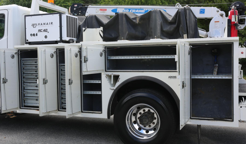 2017 Hino 338, 14′ Adkins Service Body, HC10 Autocrane, RC40 Compressor, Drawers, 214k Miles, Air Ride Rear, Allison Auto full