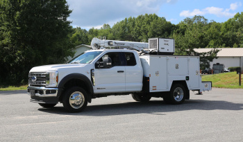 Pending Sale: 2024 Ford F-550 Extended Cab Service Truck, 9′ Maintainer Mechanics Bed, 7024 Crane, Compressor, 4WD, Diesel, 348 Miles full
