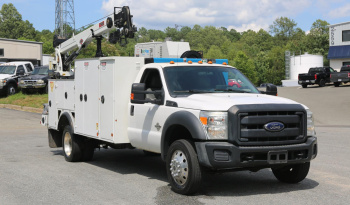 2015 Ford F-550 Mechanics Truck, 14′ IMT Bed, IMT 7500-22 Crane, 4WD, Diesel, Miller EnPak, Drawers, Compressor, 206k Miles full