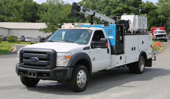 2015 Ford F-550 Mechanics Truck, 14′ IMT Bed, IMT 7500-22 Crane, 4WD, Diesel, Miller EnPak, Drawers, Compressor, 206k Miles full