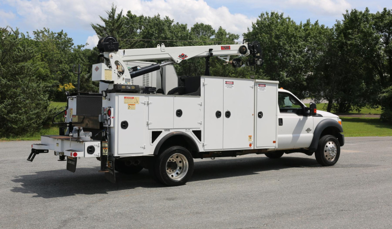 2015 Ford F-550 Mechanics Truck, 14′ IMT Bed, IMT 7500-22 Crane, 4WD, Diesel, Miller EnPak, Drawers, Compressor, 206k Miles full
