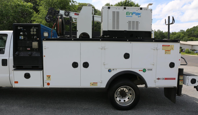 2015 Ford F-550 Mechanics Truck, 14′ IMT Bed, IMT 7500-22 Crane, 4WD, Diesel, Miller EnPak, Drawers, Compressor, 206k Miles full