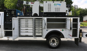 2015 Ford F-550 Mechanics Truck, 14′ IMT Bed, IMT 7500-22 Crane, 4WD, Diesel, Miller EnPak, Drawers, Compressor, 206k Miles full