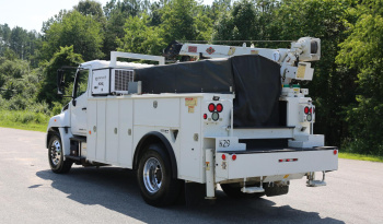 2016 Hino 338 Service Truck, Under CDL, 14′ Adkins Bed, 10,500# IMT Crane, Compressor, 195k Miles, Air Ride Rear full