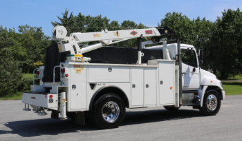 2016 Hino 338 Service Truck, Under CDL, 14′ Adkins Bed, 10,500# IMT Crane, Compressor, 195k Miles, Air Ride Rear full