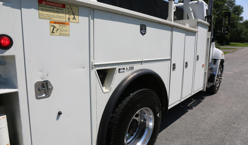 2016 Hino 338 Service Truck, Under CDL, 14′ Adkins Bed, 10,500# IMT Crane, Compressor, 195k Miles, Air Ride Rear full