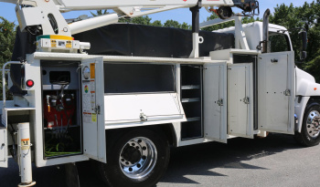 2016 Hino 338 Service Truck, Under CDL, 14′ Adkins Bed, 10,500# IMT Crane, Compressor, 195k Miles, Air Ride Rear full
