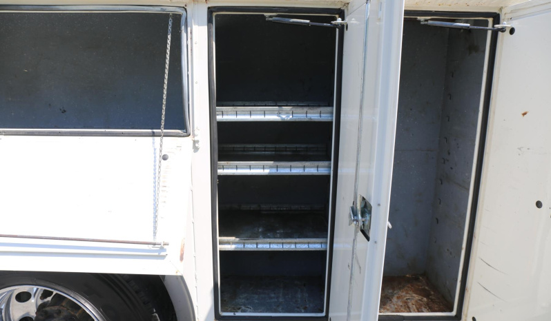 2016 Hino 338 Service Truck, Under CDL, 14′ Adkins Bed, 10,500# IMT Crane, Compressor, 195k Miles, Air Ride Rear full