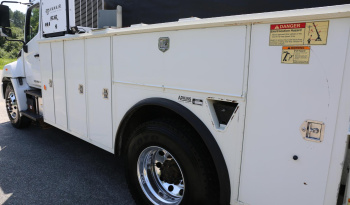 2016 Hino 338 Service Truck, Under CDL, 14′ Adkins Bed, 10,500# IMT Crane, Compressor, 195k Miles, Air Ride Rear full