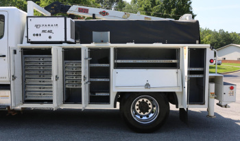 2016 Hino 338 Service Truck, Under CDL, 14′ Adkins Bed, 10,500# IMT Crane, Compressor, 195k Miles, Air Ride Rear full