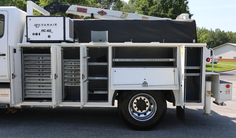 2016 Hino 338 Service Truck, Under CDL, 14′ Adkins Bed, 10,500# IMT Crane, Compressor, 195k Miles, Air Ride Rear full