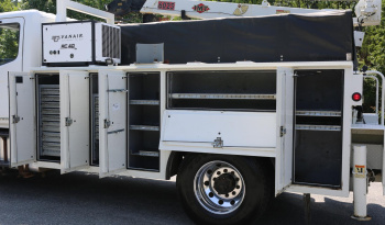 2016 Hino 338 Service Truck, Under CDL, 14′ Adkins Bed, 10,500# IMT Crane, Compressor, 195k Miles, Air Ride Rear full