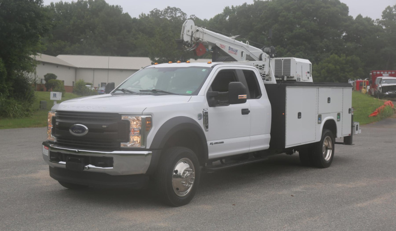 2019 F-550 Extended Cab, 4WD, Diesel, 11′ Knapheide Mechanics Bed, 7621 Stellar Crane, Hydraulic Compressor, Drawers, 175k Miles full