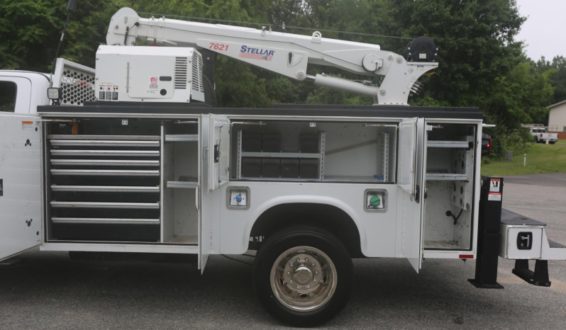2019 F-550 Extended Cab, 4WD, Diesel, 11′ Knapheide Mechanics Bed, 7621 Stellar Crane, Hydraulic Compressor, Drawers, 175k Miles full