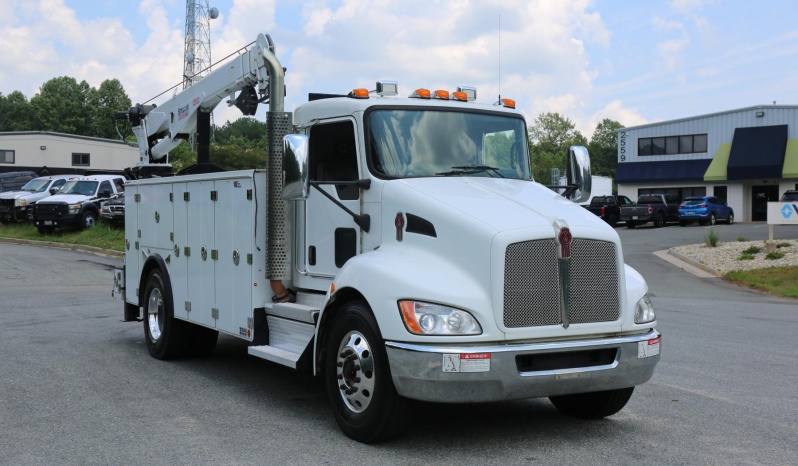 2018 Kenworth T370, 14′ TMAX Service Body, Miller EnPak, Stellar 12630 Crane, 225k Miles, 7800 Hours, PX9 Diesel, Allison Auto, Air Ride full