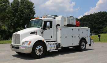 2018 Kenworth T370, 14′ TMAX Service Body, Miller EnPak, Stellar 12630 Crane, 225k Miles, 7800 Hours, PX9 Diesel, Allison Auto, Air Ride full