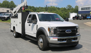 2019 F-550 Extended Cab, 4WD, Diesel, 11′ Knapheide Mechanics Bed, 7621 Stellar Crane, Hydraulic Compressor, Drawers, 175k Miles full