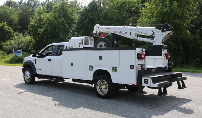 2019 F-550 Extended Cab, 4WD, Diesel, 11′ Knapheide Mechanics Bed, 7621 Stellar Crane, Hydraulic Compressor, Drawers, 175k Miles full