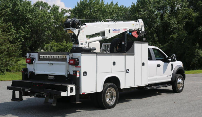 2019 F-550 Extended Cab, 4WD, Diesel, 11′ Knapheide Mechanics Bed, 7621 Stellar Crane, Hydraulic Compressor, Drawers, 175k Miles full