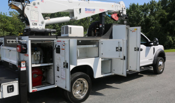2019 F-550 Extended Cab, 4WD, Diesel, 11′ Knapheide Mechanics Bed, 7621 Stellar Crane, Hydraulic Compressor, Drawers, 175k Miles full