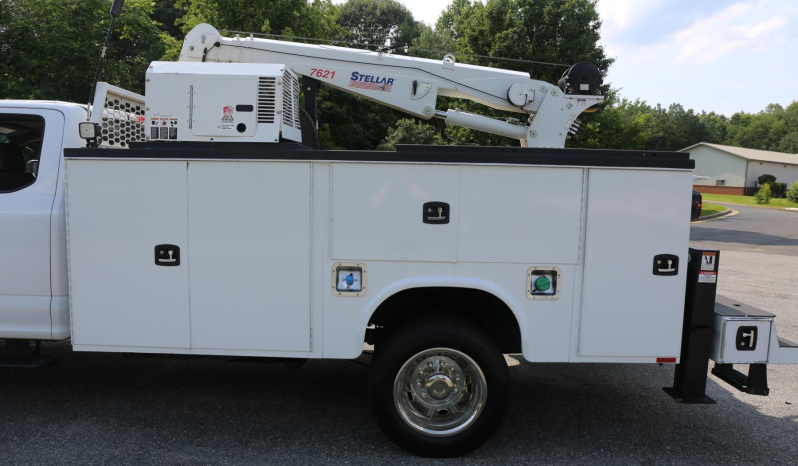 2019 F-550 Extended Cab, 4WD, Diesel, 11′ Knapheide Mechanics Bed, 7621 Stellar Crane, Hydraulic Compressor, Drawers, 175k Miles full