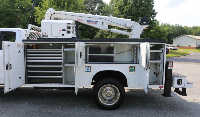 2019 F-550 Extended Cab, 4WD, Diesel, 11′ Knapheide Mechanics Bed, 7621 Stellar Crane, Hydraulic Compressor, Drawers, 175k Miles full