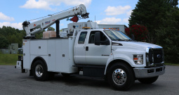 2018 Ford F750 Extended Cab, 6.7 Powerstroke Diesel, Stellar 12630 Crane, Miller EnPak, Lubeskid, Drawers, 170k Miles