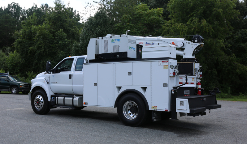 2018 Ford F750 Extended Cab, 6.7 Powerstroke Diesel, Stellar 12630 Crane, Miller EnPak, Lubeskid, Drawers, 170k Miles full