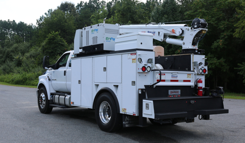 2018 Ford F750 Extended Cab, 6.7 Powerstroke Diesel, Stellar 12630 Crane, Miller EnPak, Lubeskid, Drawers, 170k Miles full