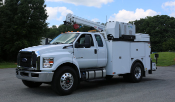 2018 Ford F750 Extended Cab, 6.7 Powerstroke Diesel, Stellar 12630 Crane, Miller EnPak, Lubeskid, Drawers, 170k Miles full