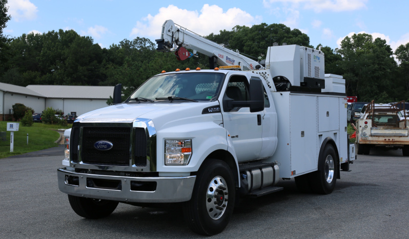 2018 Ford F750 Extended Cab, 6.7 Powerstroke Diesel, Stellar 12630 Crane, Miller EnPak, Lubeskid, Drawers, 170k Miles full
