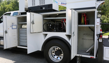 2018 Ford F750 Extended Cab, 6.7 Powerstroke Diesel, Stellar 12630 Crane, Miller EnPak, Lubeskid, Drawers, 170k Miles full