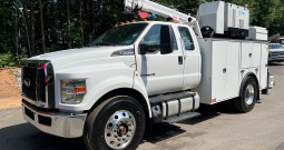 Coming Soon: 2018 Ford F750 Extended Cab, 6.7 Powerstroke Diesel, Stellar 12630 Crane, Miller EnPak, Lubeskid, Drawers, 170k Miles