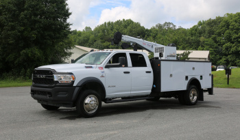 2022 Ram 5500 Cummins Diesel Service Truck, 4WD, 38k Miles, Crew Cab, Stellar 7621 Crane full