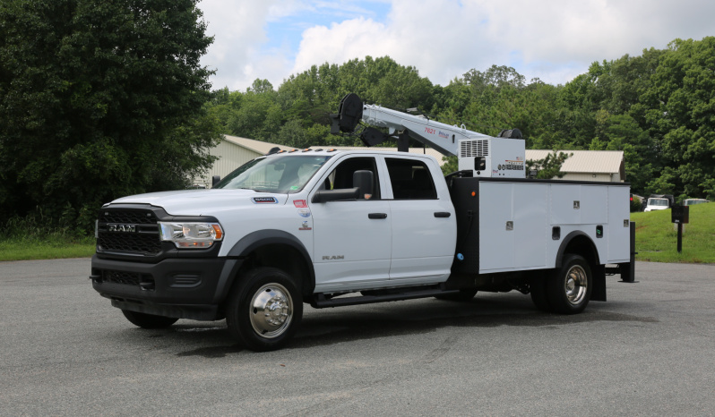 2022 Ram 5500 Cummins Diesel Service Truck, 4WD, 38k Miles, Crew Cab, Stellar 7621 Crane full