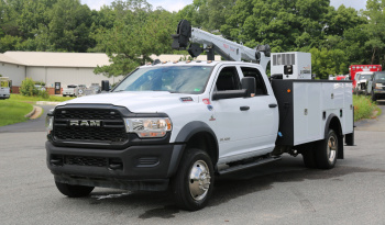2022 Ram 5500 Cummins Diesel Service Truck, 4WD, 38k Miles, Crew Cab, Stellar 7621 Crane full