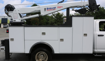2022 Ram 5500 Cummins Diesel Service Truck, 4WD, 38k Miles, Crew Cab, Stellar 7621 Crane full