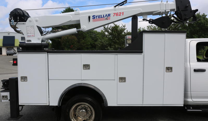 2022 Ram 5500 Cummins Diesel Service Truck, 4WD, 38k Miles, Crew Cab, Stellar 7621 Crane full