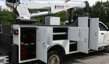 2022 Ram 5500 Cummins Diesel Service Truck, 4WD, 38k Miles, Crew Cab, Stellar 7621 Crane full