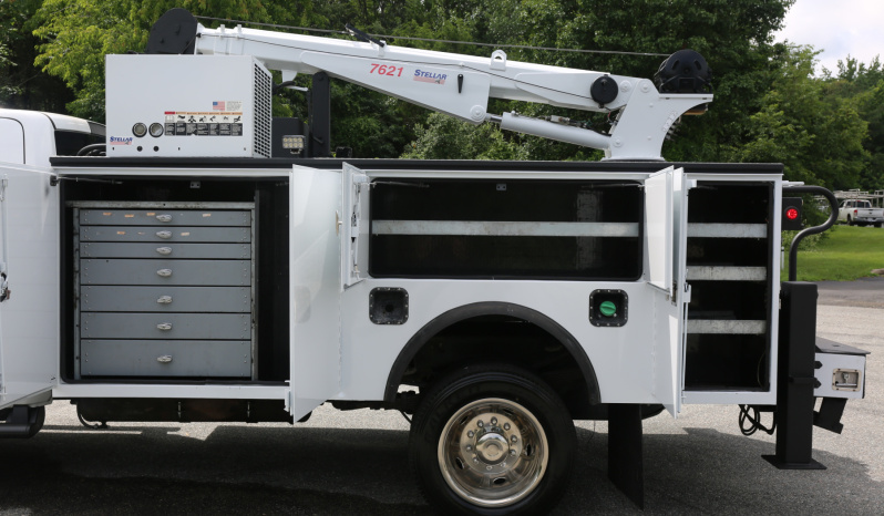 2022 Ram 5500 Cummins Diesel Service Truck, 4WD, 38k Miles, Crew Cab, Stellar 7621 Crane full