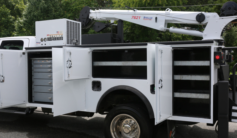 2022 Ram 5500 Cummins Diesel Service Truck, 4WD, 38k Miles, Crew Cab, Stellar 7621 Crane full