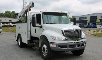 2019 International MV607 Extended Cab Service Truck, Cummins Diesel, Allison Auto, Air Ride, 170k Miles, Stellar 12621 Crane full
