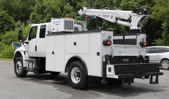 2019 International MV607 Extended Cab Service Truck, Cummins Diesel, Allison Auto, Air Ride, 170k Miles, Stellar 12621 Crane full