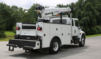 2019 International MV607 Extended Cab Service Truck, Cummins Diesel, Allison Auto, Air Ride, 170k Miles, Stellar 12621 Crane full