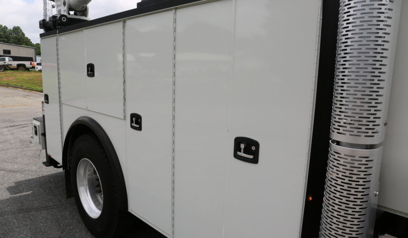 2019 International MV607 Extended Cab Service Truck, Cummins Diesel, Allison Auto, Air Ride, 170k Miles, Stellar 12621 Crane full