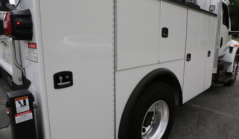 2019 International MV607 Extended Cab Service Truck, Cummins Diesel, Allison Auto, Air Ride, 170k Miles, Stellar 12621 Crane full