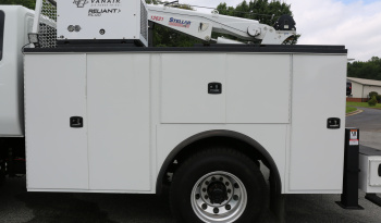 2019 International MV607 Extended Cab Service Truck, Cummins Diesel, Allison Auto, Air Ride, 170k Miles, Stellar 12621 Crane full